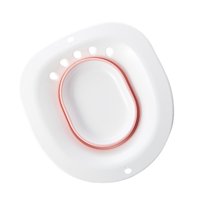 Ioensy - Baño De Asiento Lavabo De Cadera Plegable Bidé Portátil Se Adapta Al Inodoro Perinea