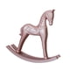 thumbnail image 5 of Estatua De Caballo Mecedora, Centro De Mesa, Figura De Caballo Mecedora Para Escritorio De Oficina, Color Rosa, 5 of 5