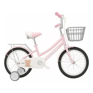 Linea Sport - Bicicleta Aro 16″ Para Niñas De 4 A 7 Años Con Canasto Y Ruedas