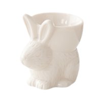 Bothyi - Cena De Copa De Huevo De Cerámica Cena De Mesa De Mesa De Pascua Para Huevos Duros Blancos