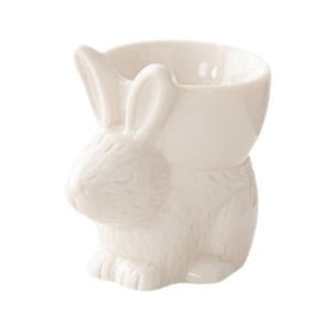 Bothyi - Cena De Copa De Huevo De Cerámica Cena De Mesa De Mesa De Pascua Para Huevos Duros Blancos