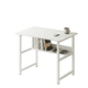 thumbnail image 1 of Escritorio Home Office Compacto Minimalista Con Repisa Blanco, 1 of 10