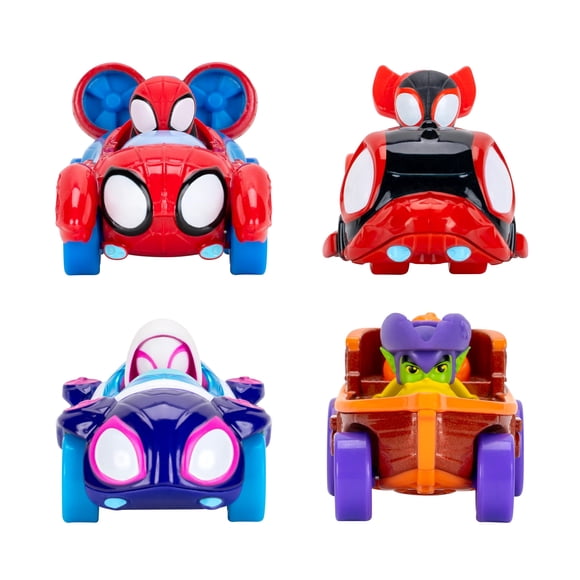 Toy Jazwares Marvel Spidey y sus increíbles amigos, paquete de 4