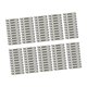 thumbnail image 1 of 100x Sujetadores De Gancho Para Montaje En Pared Entusiastas Del Bricolaje Montaje Fijo De Azulejos Ganchos K De Acero 9x0,12x1,9 Cm, 1 of 5