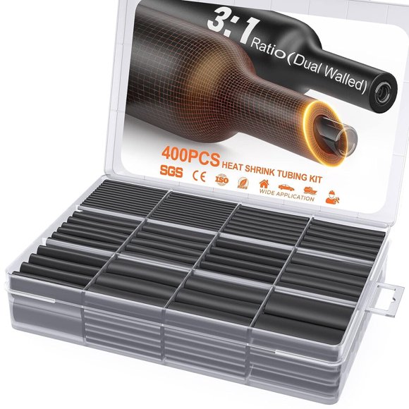 Tubos termocontraíbles Eventronic con adhesivo, 7 medidas