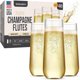 thumbnail image 1 of DECADORN Stemless Plastic Champagne Flutes, 48 Pack, 9 oz, M, 1 of 3