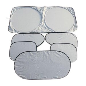 Ioensy - Parasol Para Parabrisas, Accesorios Interiores Automotrices Resistentes Y Fáciles De Usar, 6 Uds.