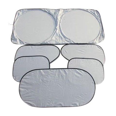 Ioensy - Parasol Para Parabrisas, Accesorios Interiores Automotrices Resistentes Y Fáciles De Usar, 6 Uds.