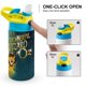 thumbnail image 4 of El maravilloso mago de Oz Botella de Agua con Tapa Pop Top de Un Toque, Acero Inoxidable, a Prueba de Fugas, para Deportes, Botella Infantil azul 12 oz, 4 of 6