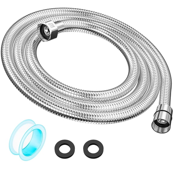 Manguera para regadera TEELLA de 79 pulgadas, extra larga, de acero inoxidable 304