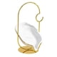 thumbnail image 5 of Caja De Jabón Contenedor De Moda Estante De Esponja Para Suministros Baños De Encimera Blanco Y Dorado, 5 of 5