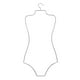 thumbnail image 3 of Percha Para Traje De Ba?o, Trajes, Vestidos, Ropa De Playa, Perchero Para Armario De Lavandería, Color Plateado, 3 of 5