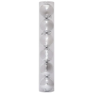 Proplastic - Set Esferas De 8 Cms Color Plata
