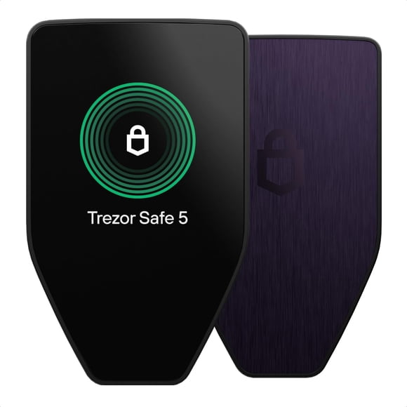 Monedero de hardware criptográfico Trezor Safe 5 con elemento seguro