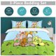 thumbnail image 5 of x98 Garfield Bed Duvet Cover Microfiber Bedding Sets 3D Printed Lightweight 3 Piece Comforter Sets, 1 Duvet Cover And 2 Pillow Shams for Kids Boys Girls 79"x90" jn98, 5 of 5