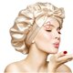 thumbnail image 1 of Bonete VECIIR de Seda Beige Talla Grande, 1 of 8