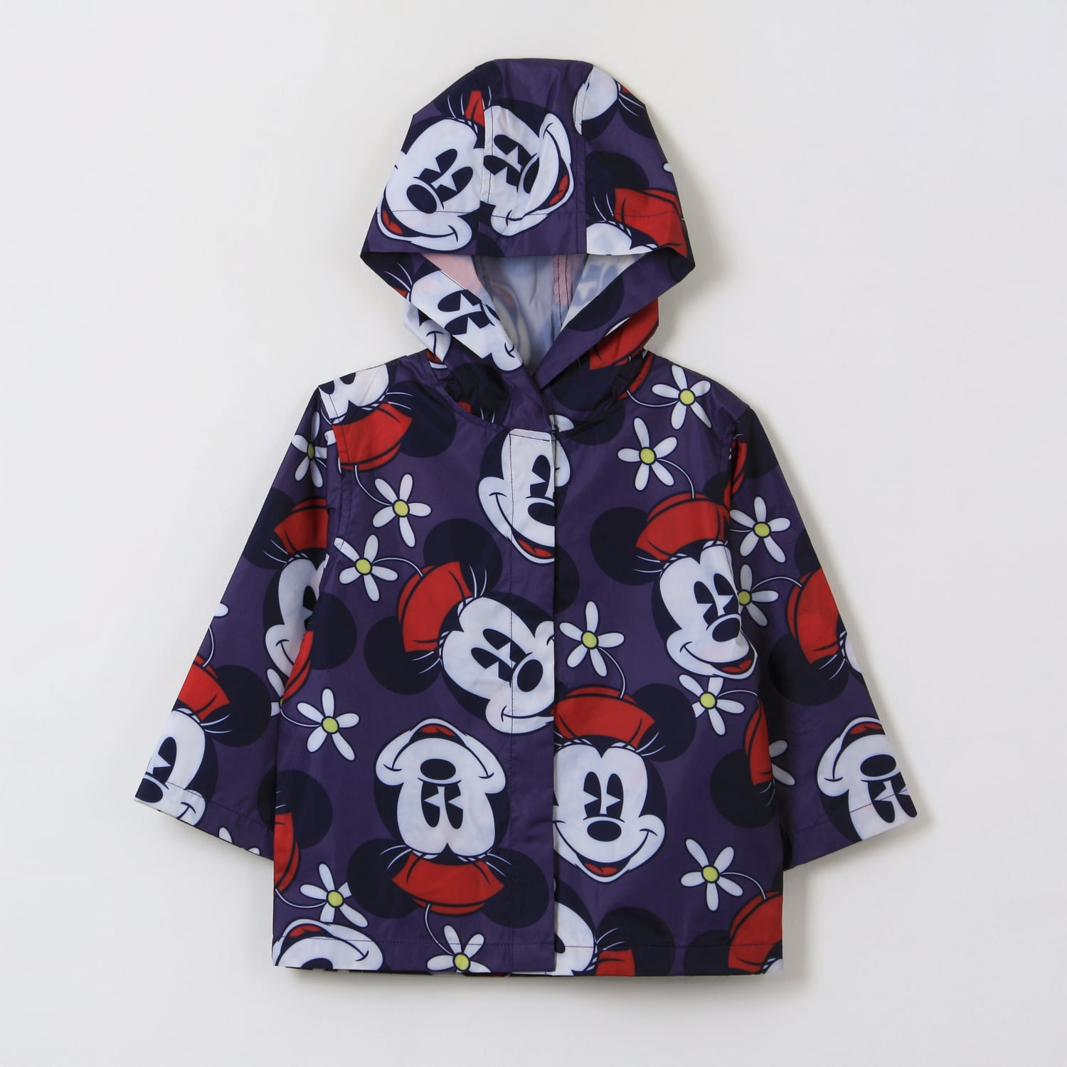 Impermeable Niña Full Print Minnie Morado Disney