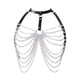 thumbnail image 1 of Cadena De Cuerpo En Capas, Accesorio De Joyería Para El Cuerpo, Mujeres Y Niñas, Elegante Para Fiesta Rave, 1 of 1