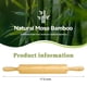 thumbnail image 2 of Rodillo de Madera HOPELF 44 cm con Mangos, 2 of 6