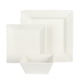 thumbnail image 5 of Juego de vajilla Gibson Home Zen Buffet de porcelana blanca 24 piezas, 5 of 7