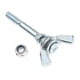 thumbnail image 2 of Piezas de repuesto para zancos de yeso, correa de banda para pierna, de correa de fijación de pierna con tornillo para reposapiés de rendimiento , 1 Uds tornillo, 2 of 5