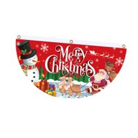 Ioensy - Banderines Navideños Para Colgar En La Barandilla, Decoración Para Fiestas Navideñas, Estilo A