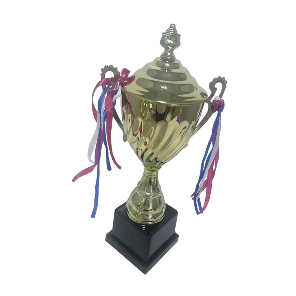 Magideal - Trofeo De Competición Con Base De Fútbol, Trofeo De Partido De Liga De Fútbol, Copa De Premio De Competición De Fútbol De Metal, Premio Al Trabajo En 40Cm