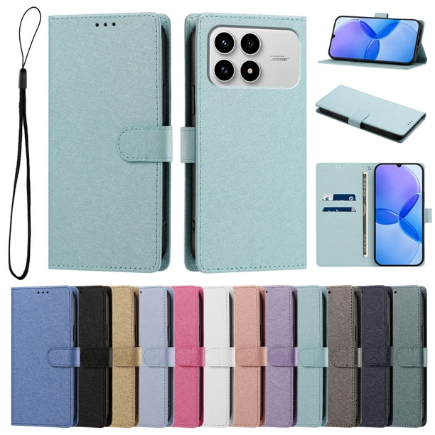 Cartera Protectora para Xiaomi Poco F8 Pro 5G con Soporte, Verde Menta