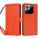 thumbnail image 3 of Funda Cartera Trébol para Xiaomi 15T con Ranuras Tarjetas y Carga Inalámbrica Naranja, 3 of 6