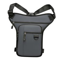 Ioensy - Bolsa De Pierna Para Correr, Organizador Para Pesca, Bandolera Informal Para Exteriores, Riñonera Gris