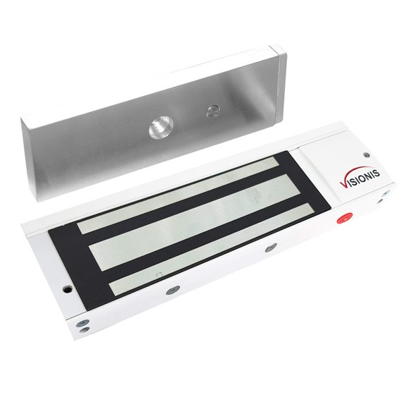 Cerradura electromagnética Visionis VS-VISML1200LED-WH 1200 libras