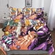 thumbnail image 1 of Juego de funda nórdica JoJo Bizarre Adventure, funda de edredón, funda de colcha, juego de ropa de cama de microfibra suave para adultos, adolescentes y niños, juego de 3 piezas con cremalle, 1 of 3