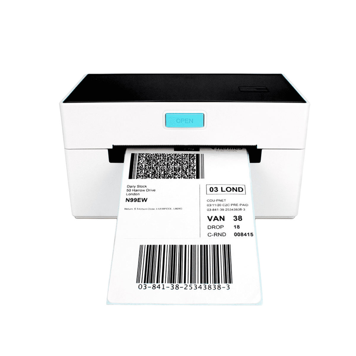 Genérico - Impresora Térmica De Etiquetas Autoadhesivas Bluetooth /usb