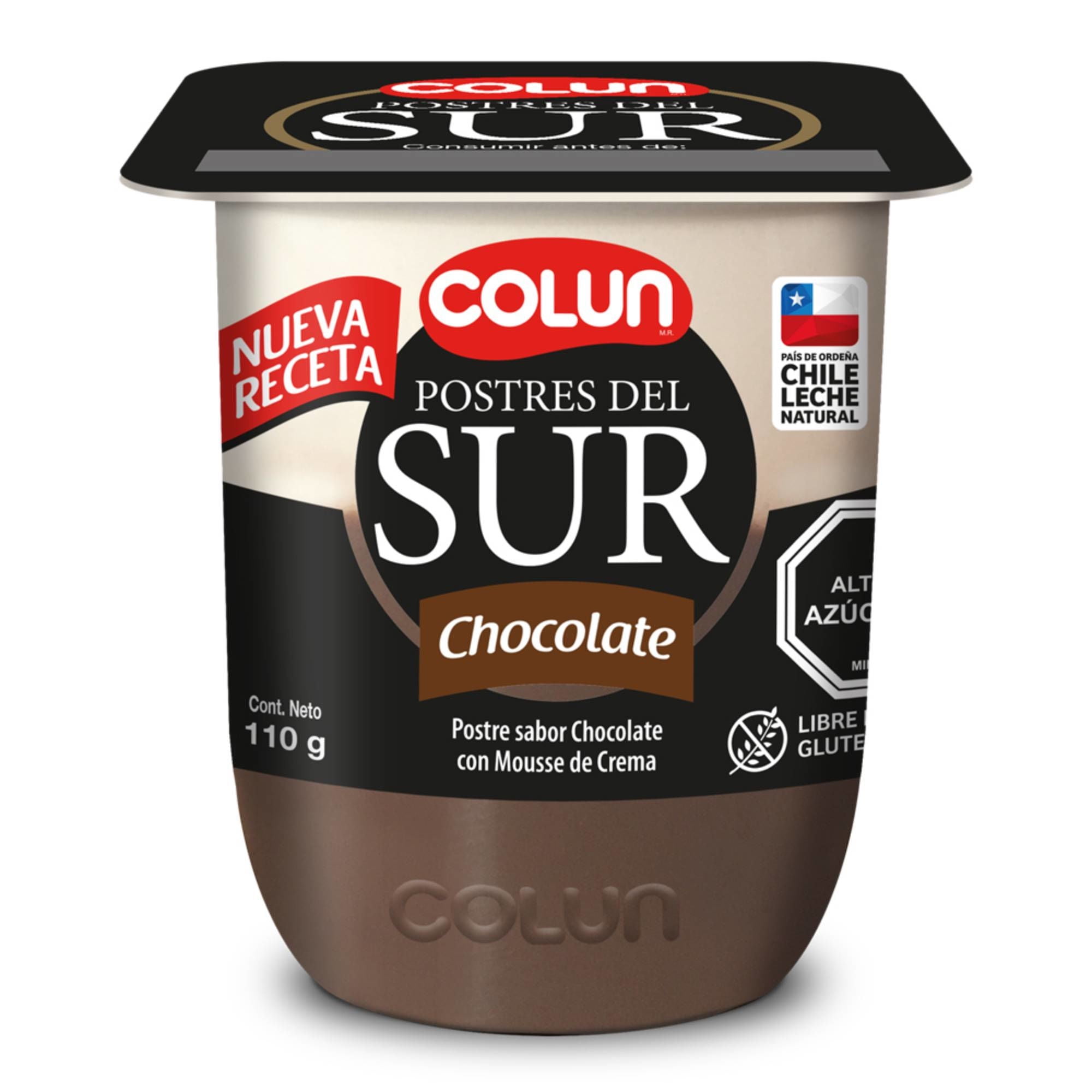 Postre Sabor Chocolate Del Sur Pote 110 g Colun