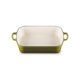 thumbnail image 1 of Le Creuset Asador rectangular 5 L color oliva, apto para horno hasta 260 °C, 1 of 7