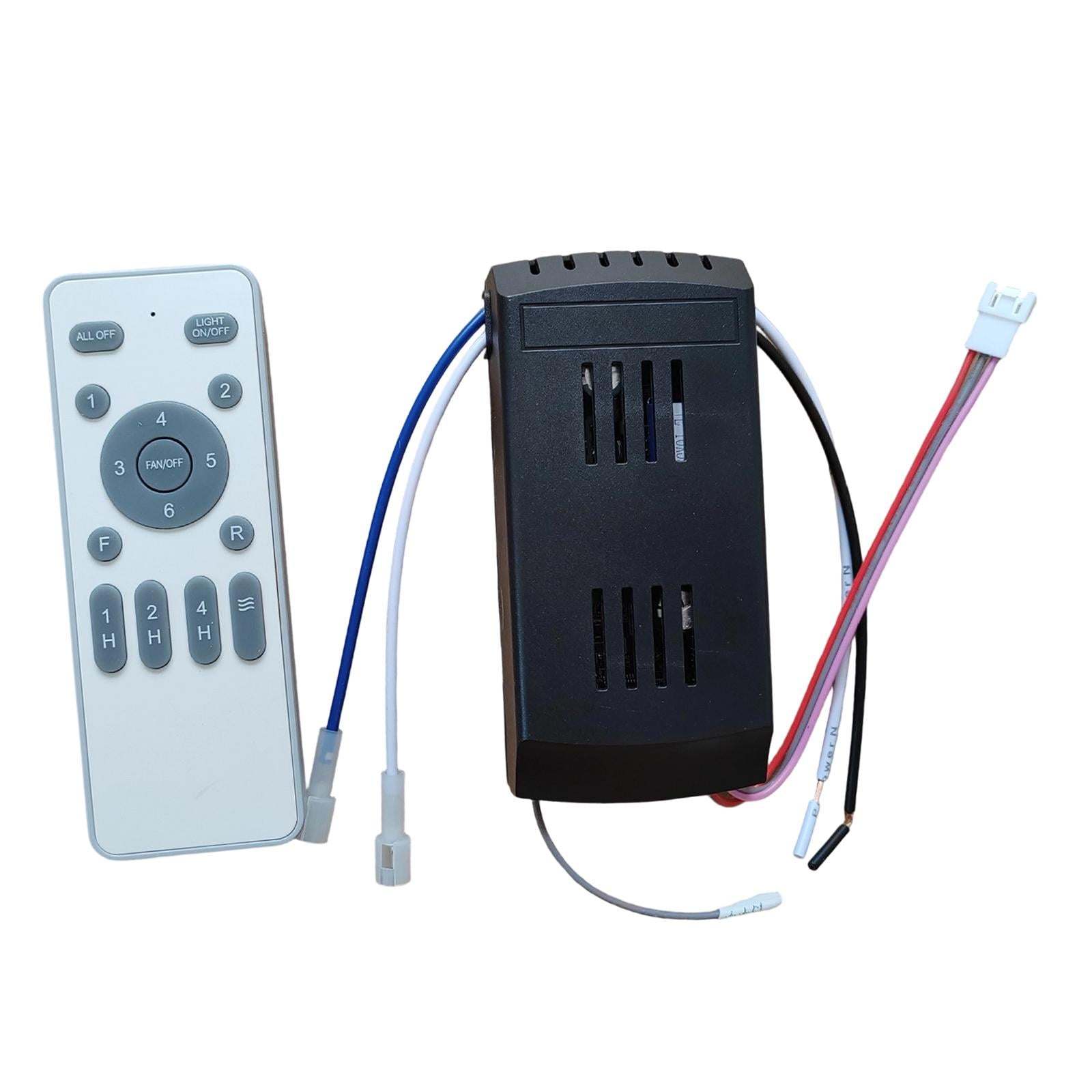 Ioensy - Kit De Control Remoto Y Receptor Para El Interruptor Del Controlador Del Ventilador Para El Reemplazo Del Hogar