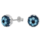 thumbnail image 1 of Aros Cristales Multicolor 8 mm en Plata 925, 1 of 2