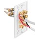 thumbnail image 5 of Placa de pared Fosmon Quad Speaker con conectores banana de 1 pulgada, 5 of 6