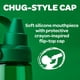 thumbnail image 3 of Botella de agua CamelBak Crayola Chug Tritan Renew de 750 ml, color verde, 3 of 7