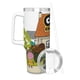 thumbnail image 3 of Carl el Coleccionista Vaso aislado de acero inoxidable con asa, diseño temático, regalo para familia, amigos y fans; incluye pajita y encaja en el portavasos estándar, 40 oz, 3 of 6