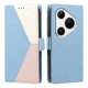 thumbnail image 4 of Funda Cartera Tricolor para Huawei Pura 80 Pro con Ranuras, Azul Claro, 4 of 6