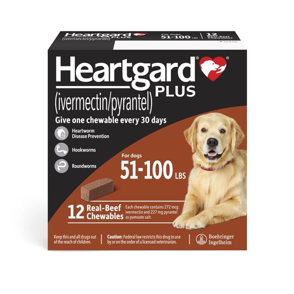 HEARTGARD Plus para prevenir la enfermedad del gusano del corazón para perros