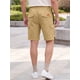 thumbnail image 3 of INSPIRE CHIC Pantalones Cortos Cargo para Hombre con Cintura Elástica con Cordón, Bolsillos y Diseño de Bloques de Color L Caqui, 3 of 5
