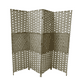thumbnail image 1 of Biombo Ratán Gris Plegable, 1 of 4