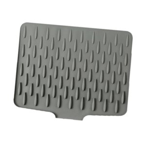 Magideal - Tapete De Silicona Para Secar Platos, Almohadilla De Drenaje De Secado Rápido, Evita La Acumulación De Agua, Almohadilla Aislante, Tapete De Secado De L