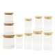 thumbnail image 1 of Set 10 Frascos Hermeticos Despensa Vidrio Con Tapa Bambu, 1 of 3