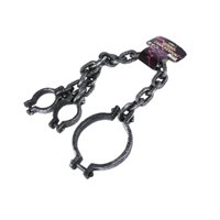 Bothyi - Grilletes De Halloween En Cadena, Grilletes Falsos, Accesorio Para Festivales, Carnavales, Cosplay, Esposas Para La Parte Superior Del Cuerpo