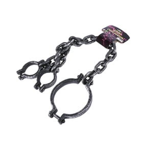 Bothyi - Grilletes De Halloween En Cadena, Grilletes Falsos, Accesorio Para Festivales, Carnavales, Cosplay, Esposas Para La Parte Superior Del Cuerpo