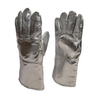Ioensy - Par De Guantes De Soldadura Equipo De Soldadura Horno De Cocción Guantes De Papel De Aluminio