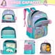 thumbnail image 3 of 3PCS Backpack for Girls Backpacks Kids School Bookbag for Elementary Students Full Size Travel Bag with lunch box, 3 of 3